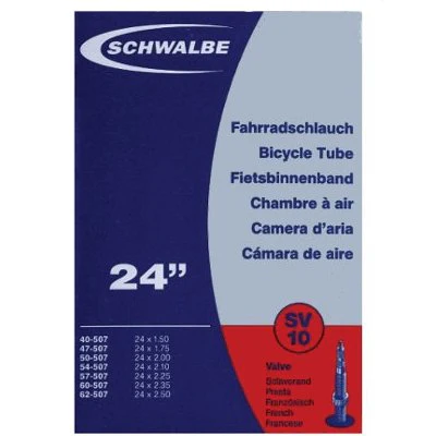 Chambre à air Schwalbe 24" - Presta / Schrader 40 mm - Image 2