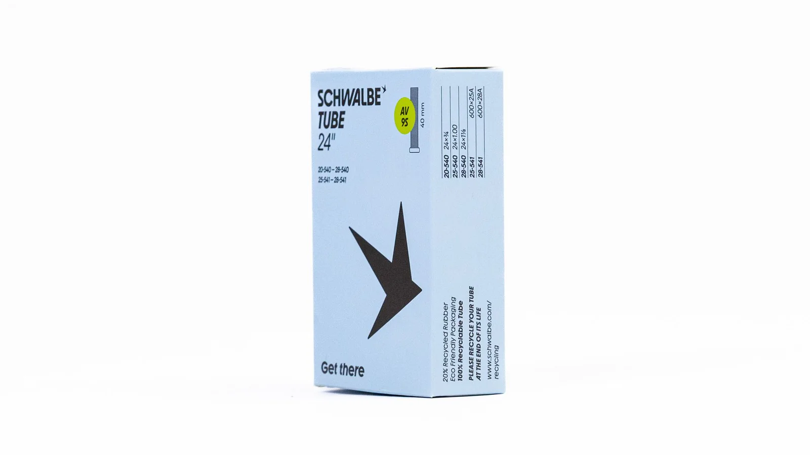 Chambre à air Schwalbe 600 - Presta / Schrader 40 mm - Image 4