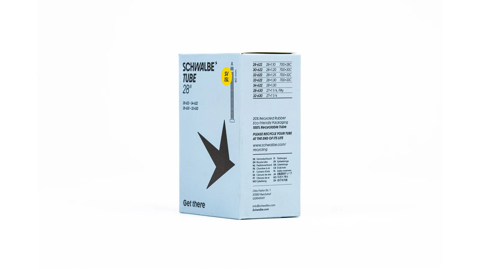 Chambre à air Schwalbe 700 / 29" - Presta 40 / 50 / 60 mm - Schrader 40 mm - Image 6
