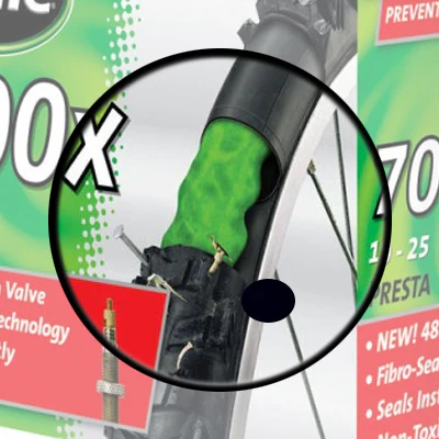 Chambre à air Slime Smart Tube 700 - Presta 48 mm - Schrader 30 mm - Image 2