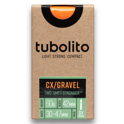 Chambre à air Tubolito CX / Gravel - Presta 42 / 60 mm