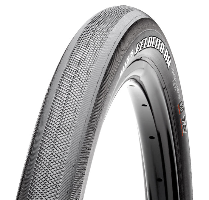 Pneu Maxxis Velocita AR - Dual 62a/60a - EXO Protection - Tubeless Ready