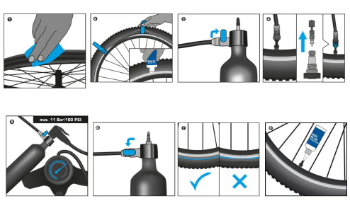 Pompe Compresseur Schwalbe Tire Booster - Image 2
