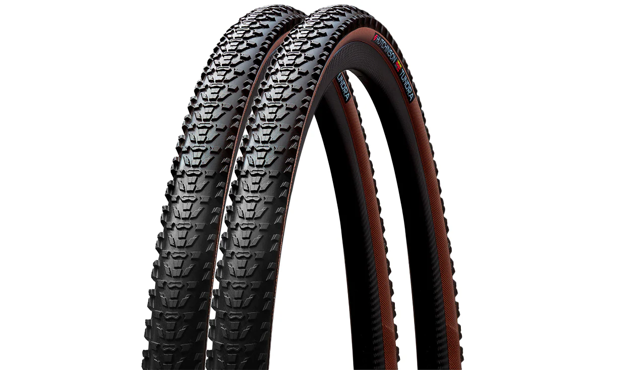 Set 2 pneus Hutchinson Tundra + Préventif 150 mL - Tubeless Ready - HardSkin - Image 2